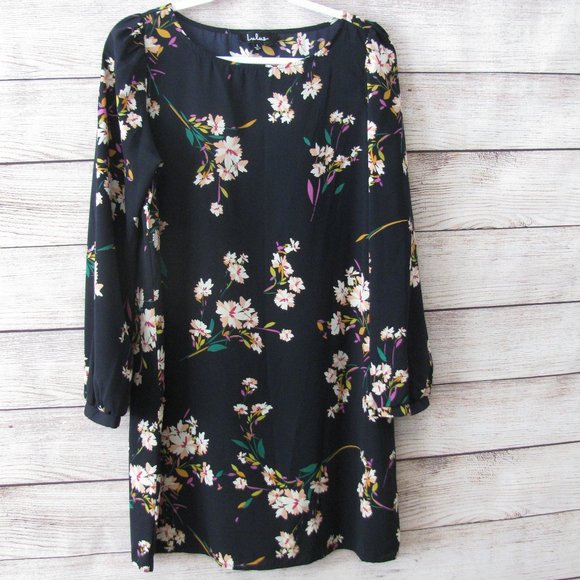 Lulu’s Herbaceous Navy Blue Floral Shift Dress - Picture 8 of 8